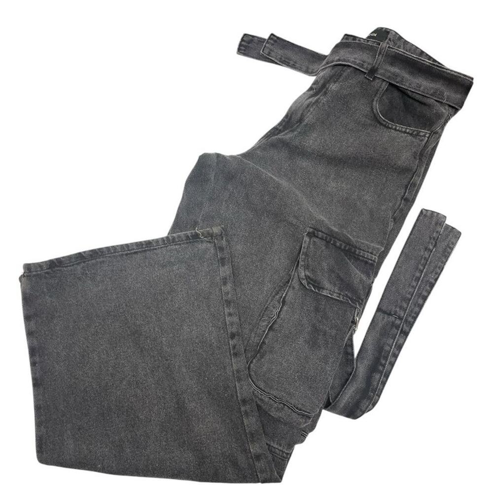 Kanikama denim black cargo jeans